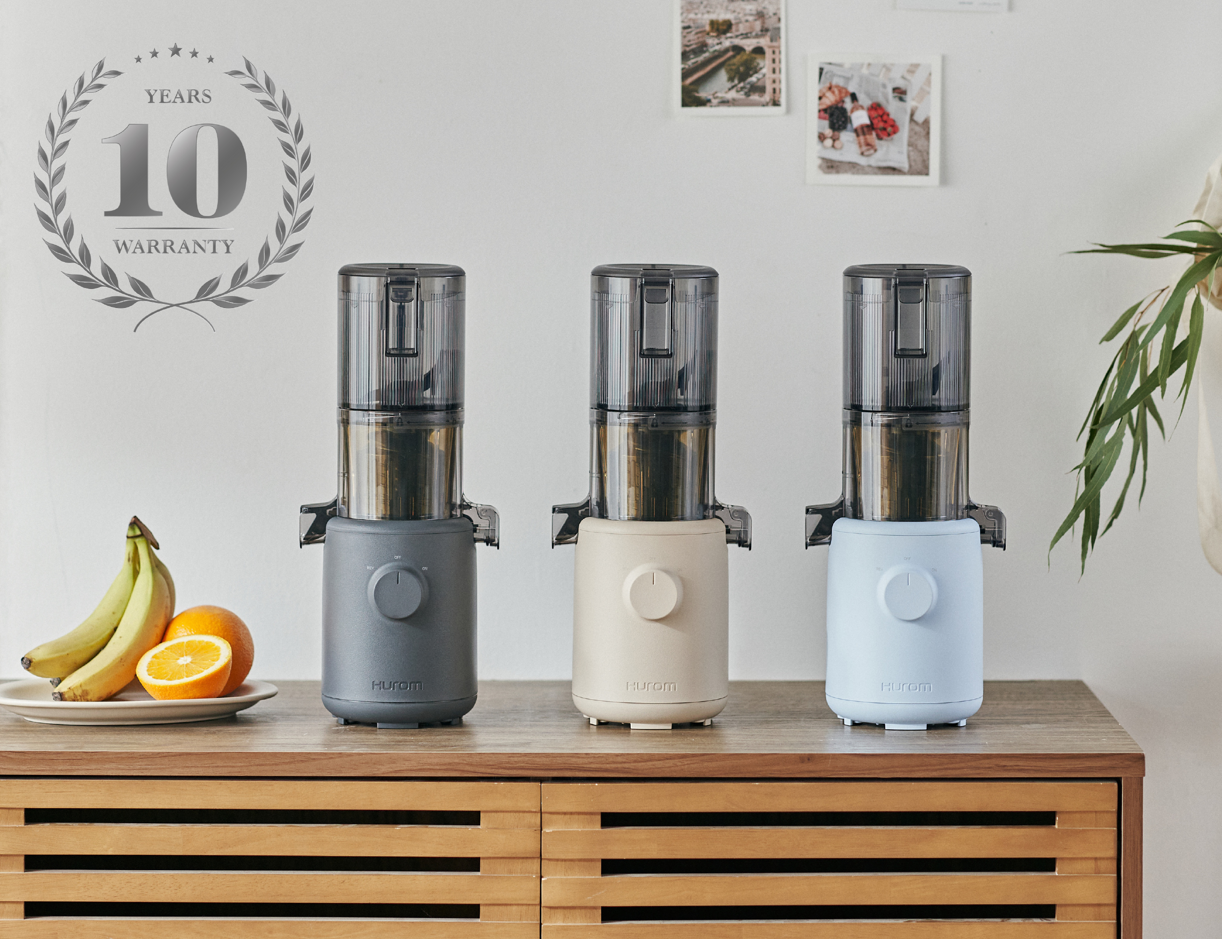 Enjoy an even healthier lifestyle with the reliable Hurom!